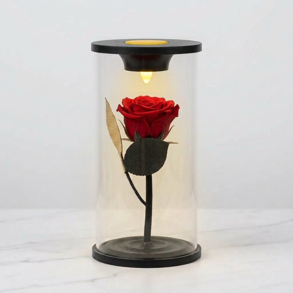 Romantik Gül Lambası – Sevgiliye Özel Hediye