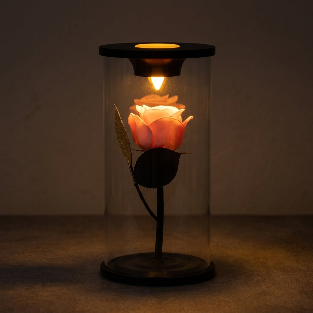 Romantik Gül Lambası – Sevgiliye Özel Hediye
